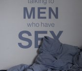 TALKING TO MEN WHO HAVE SEX